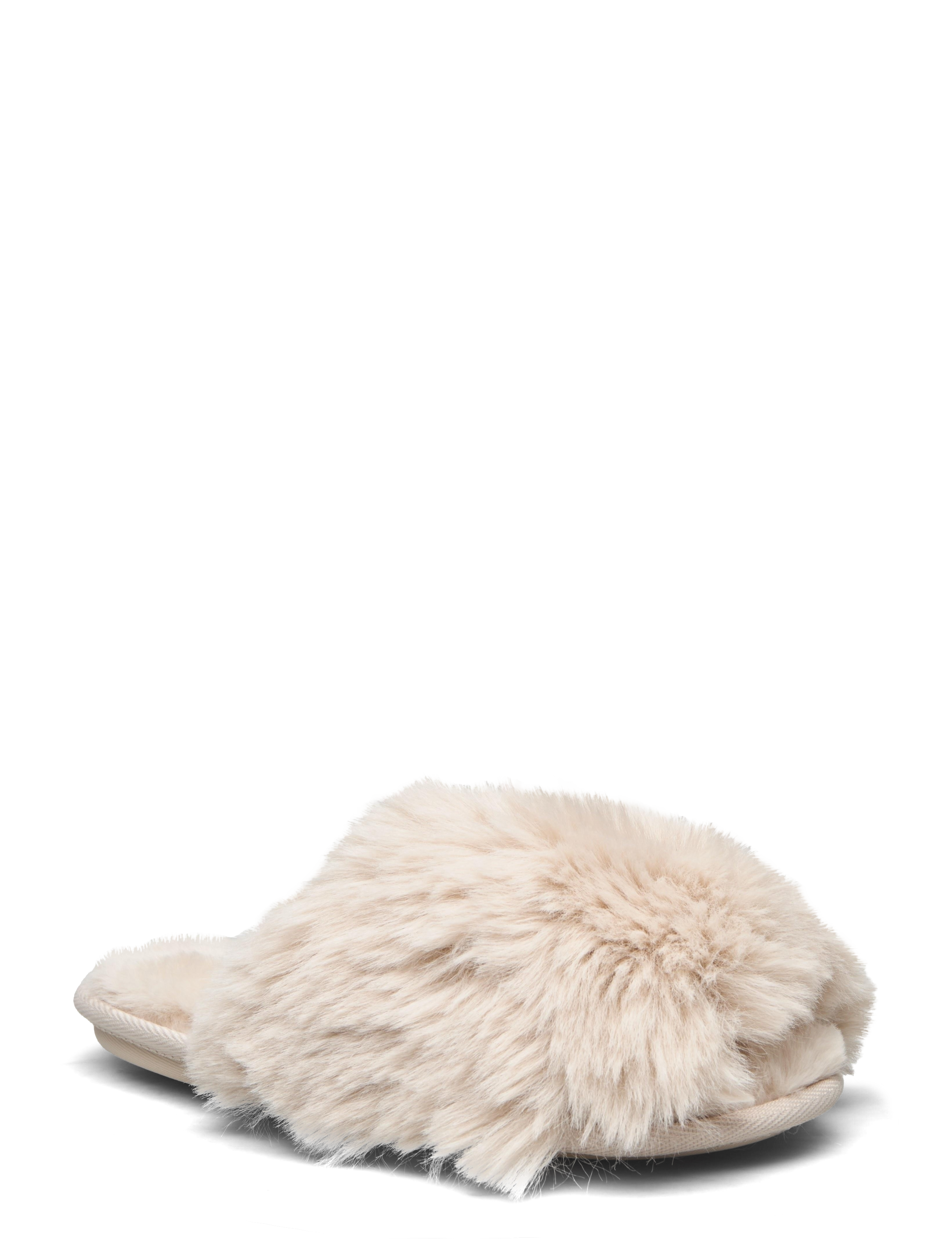 Lindex Slippers in faux fur - Tofflor - LIGHT BEIGE / beige
