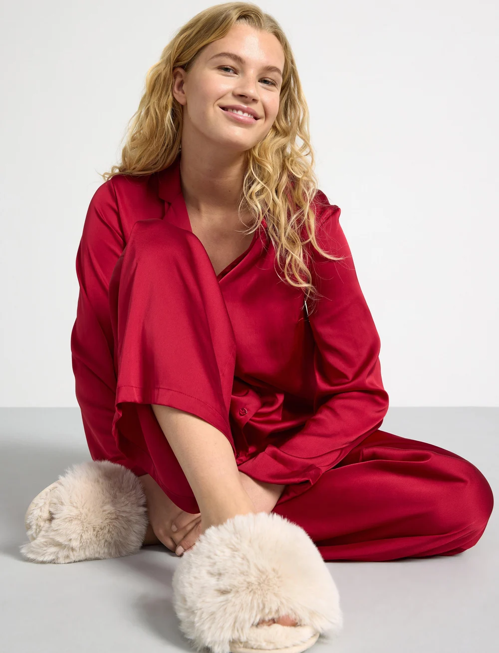 Lindex - Indoor Slipper super fluffy - modetrender - light beige - 0