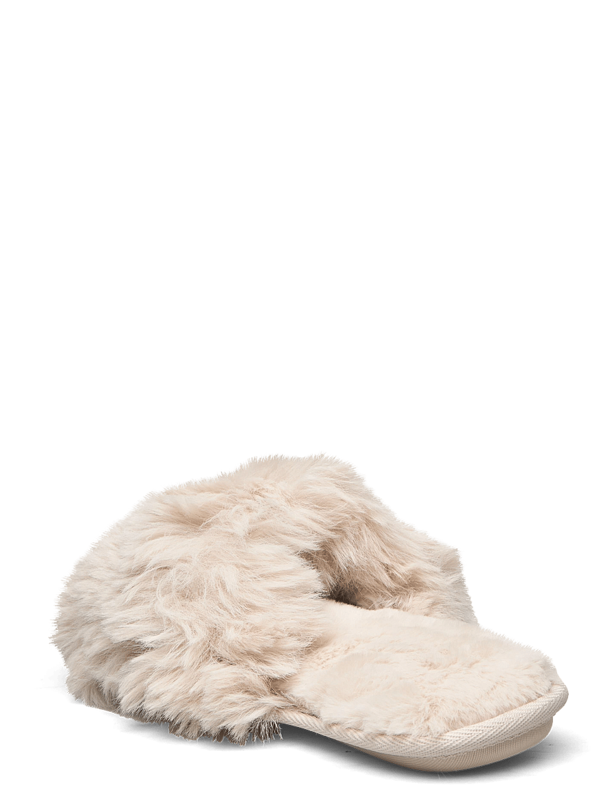 Lindex - Slippers in faux fur - modetrends - light beige - 2