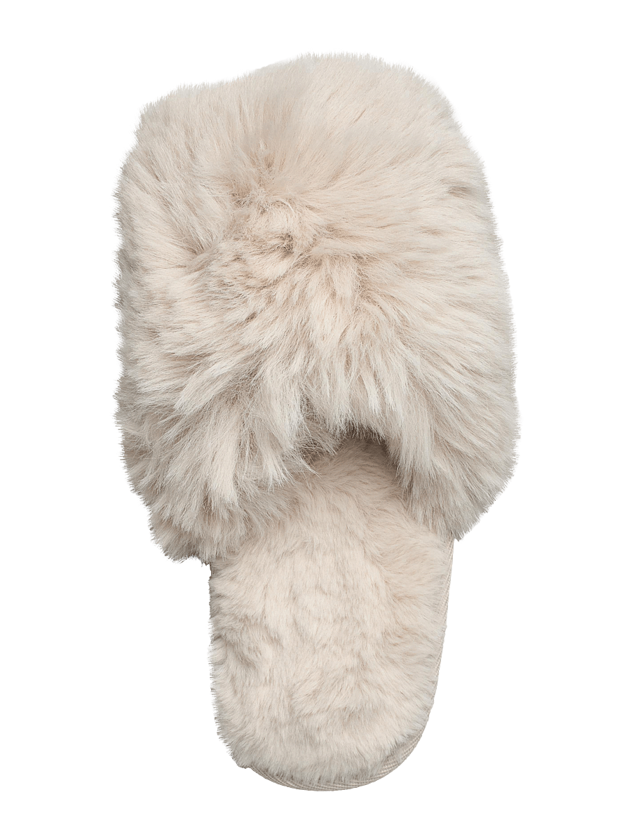 Lindex - Slippers in faux fur - modetrends - light beige - 3