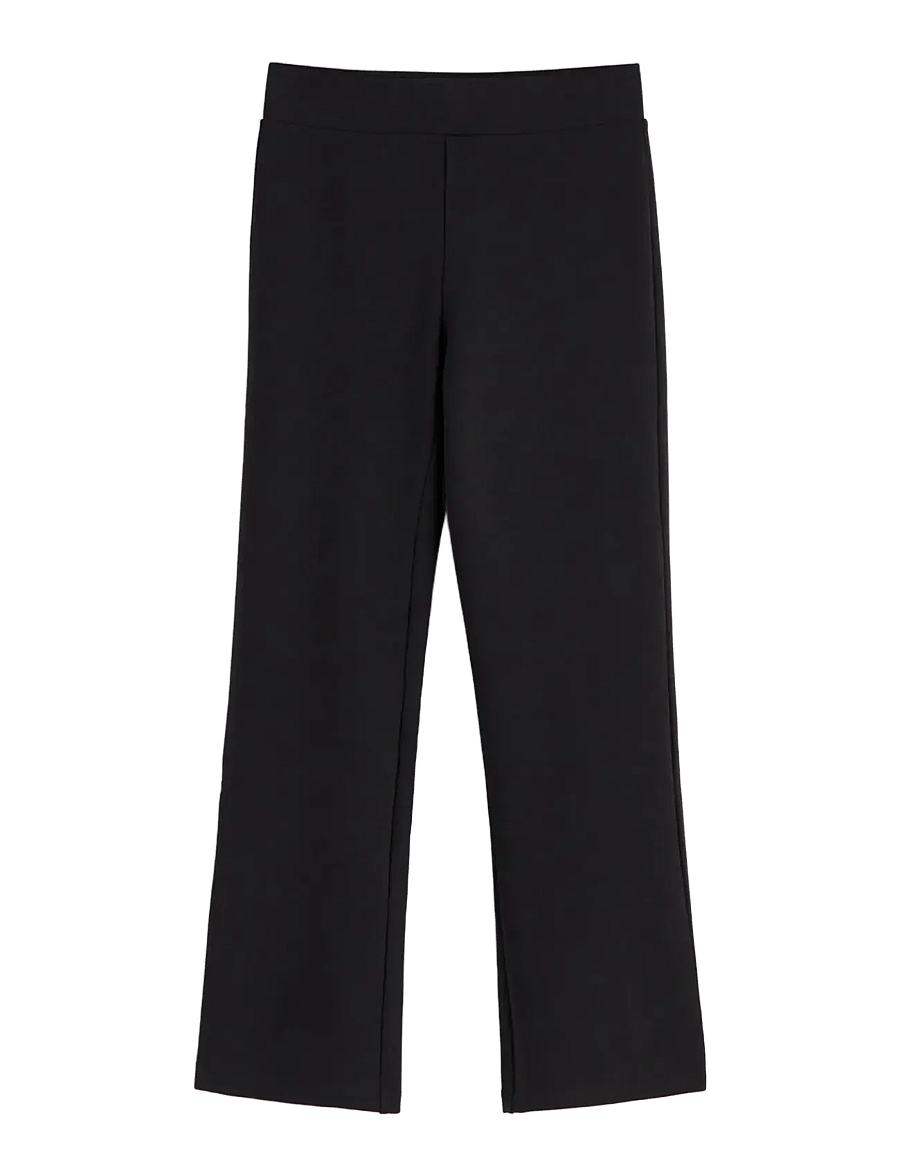 Lindex - Trousers Alva kick flare - alt laiad püksid - black - 1