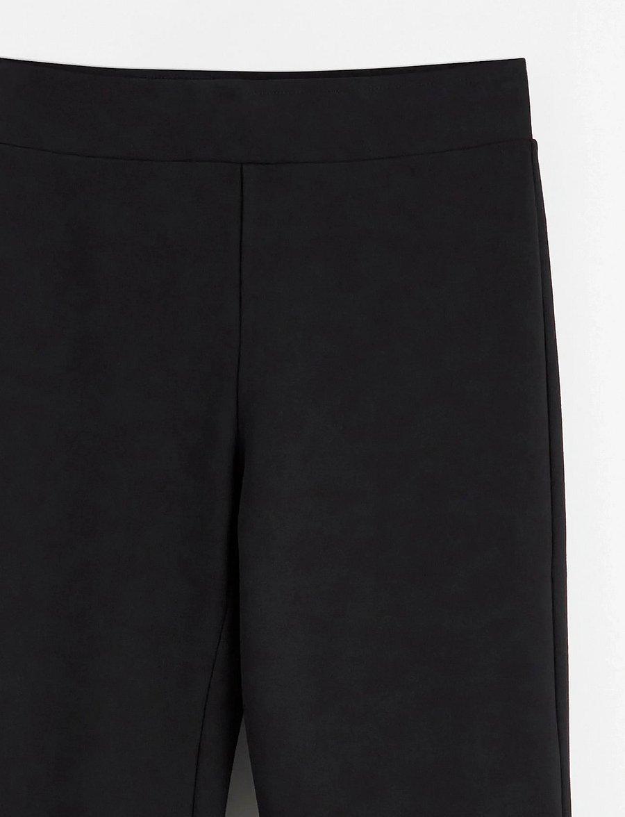 Lindex - Trousers Alva kick flare - alt laiad püksid - black - 5