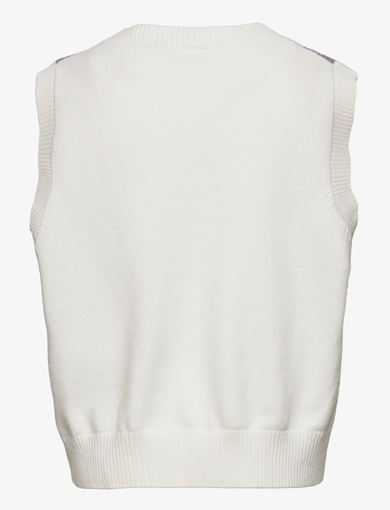 Lindex - Sweater vest argyle - lowest prices - light beige - 1