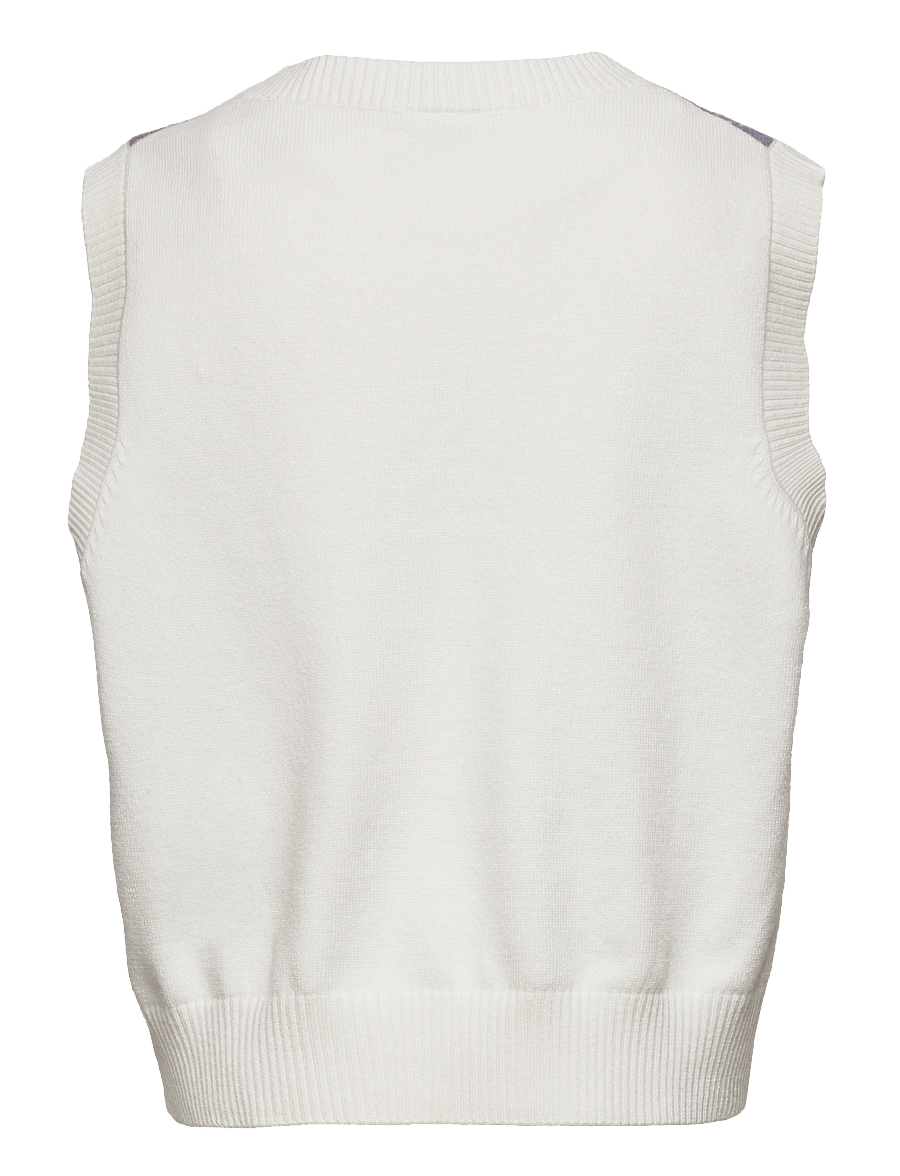 Lindex - Sweater vest argyle - zemākās cenas - light beige - 2