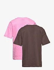 Lindex - T shirt 2 pack UNI - lühikeste varrukatega t-särgid - light pink - 10