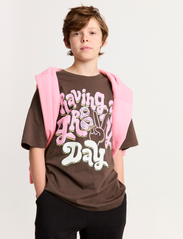 Lindex - T shirt 2 pack UNI - kurzärmelige - light pink - 2