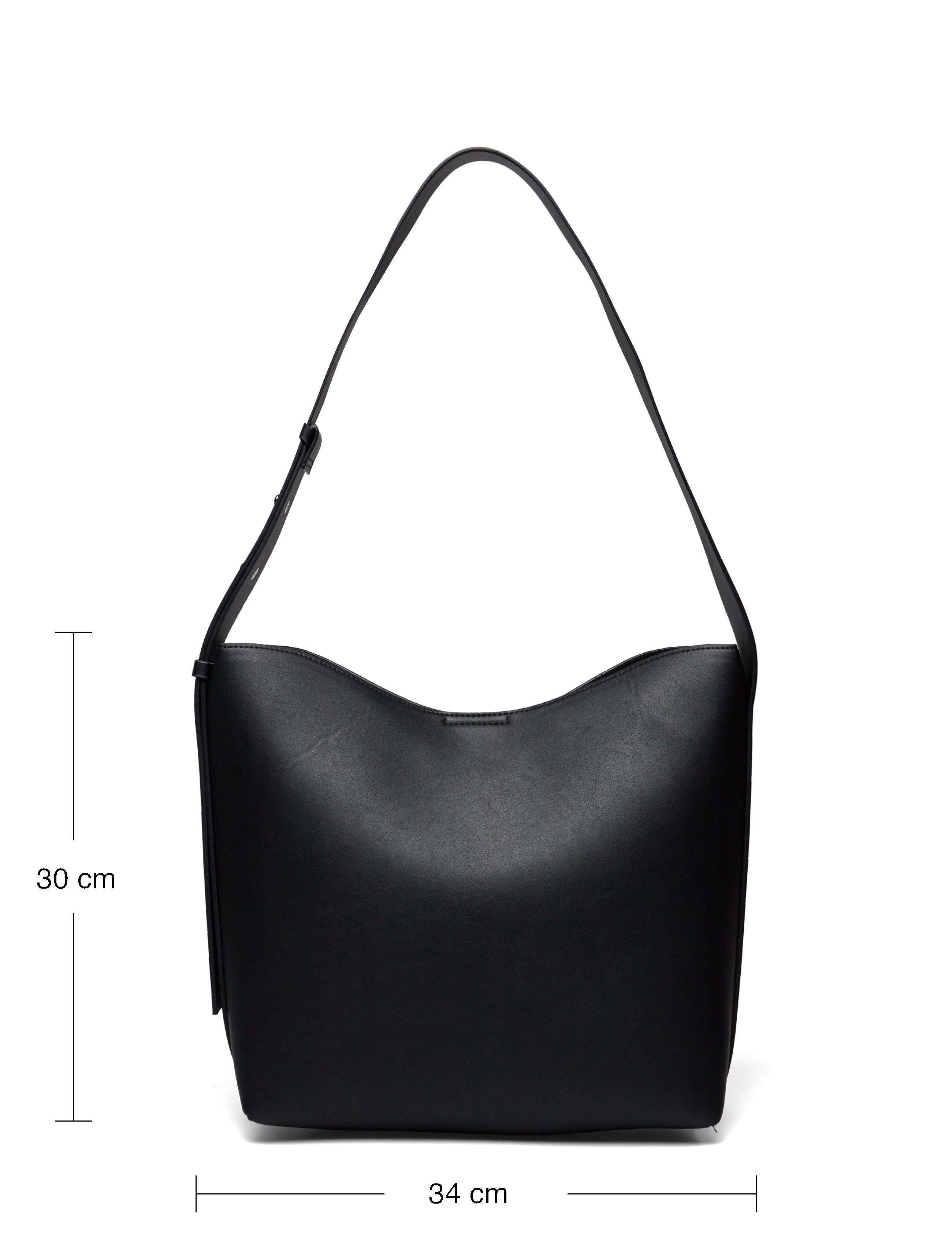 Lindex - Stor skuldertaske - black - 5