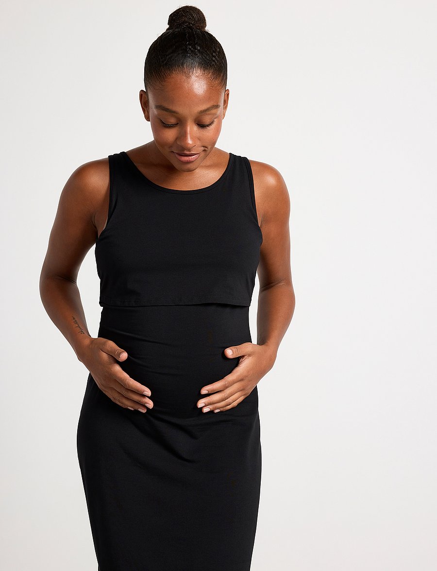 Lindex - Dress Mom Jones - midi kjoler - black - 5