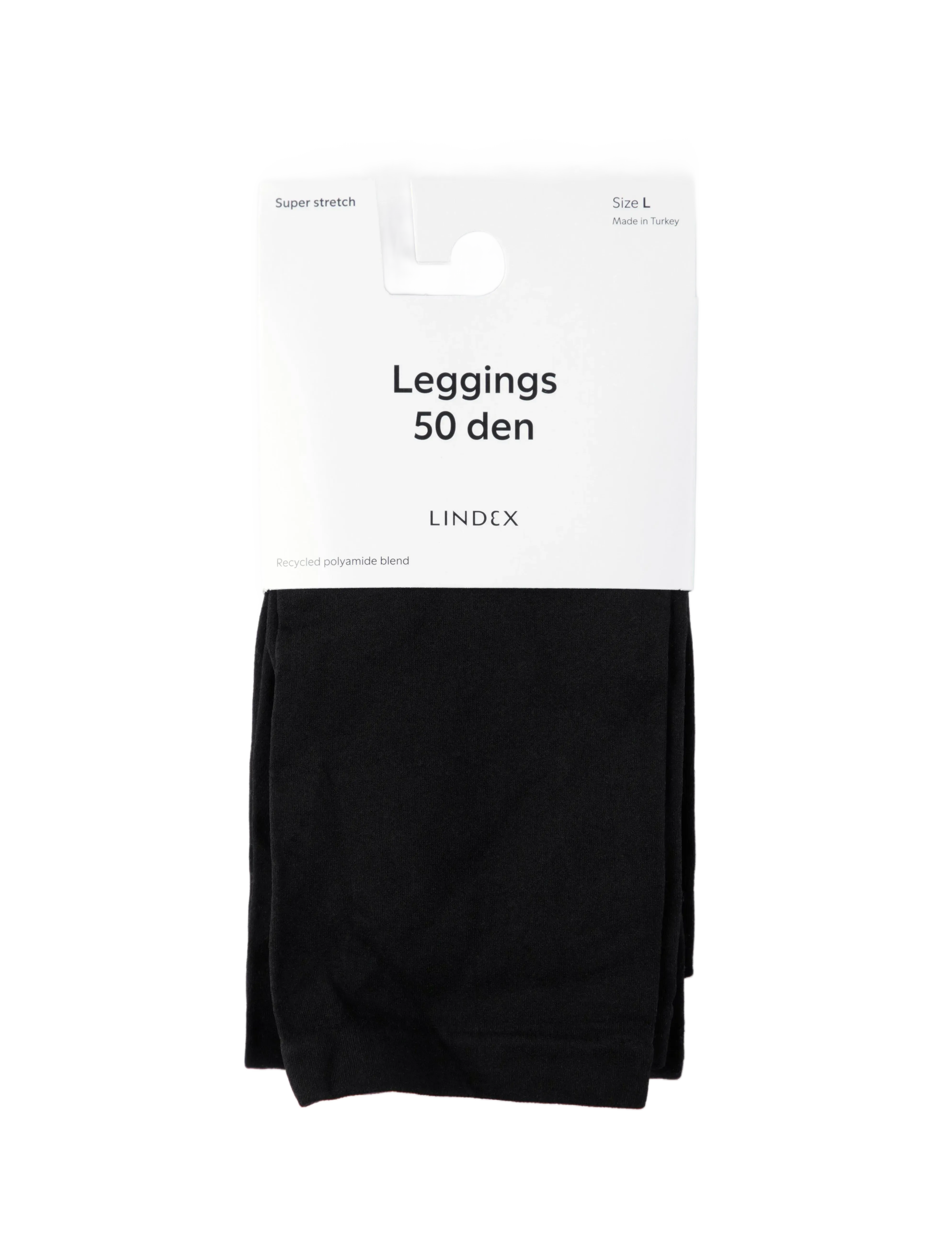 Lindex - Leggings with superstretch 50 denier - legingi - black - 4