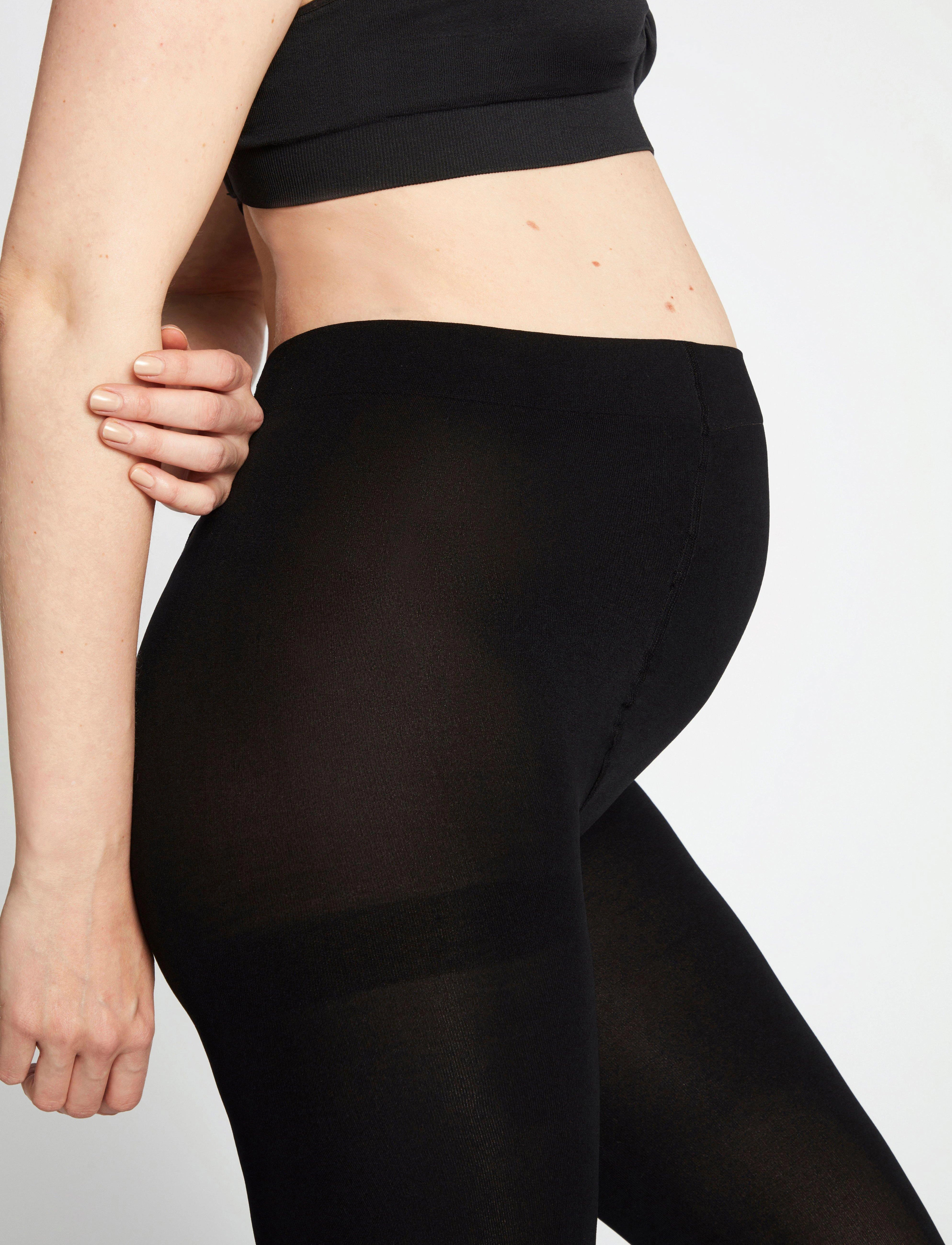Lindex - MOM Semi shine 120 denier tights - speciella tillfällen - black - 3