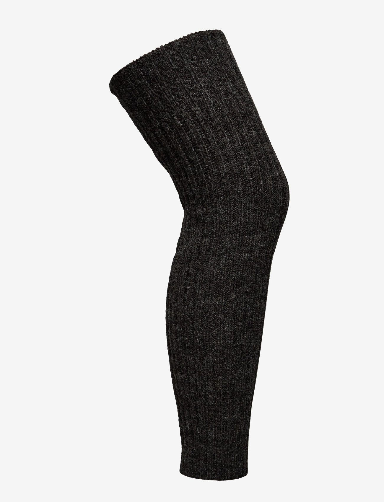 Lindex - Legwarmer rib wool blend - põlvikud - offblack melange - 1