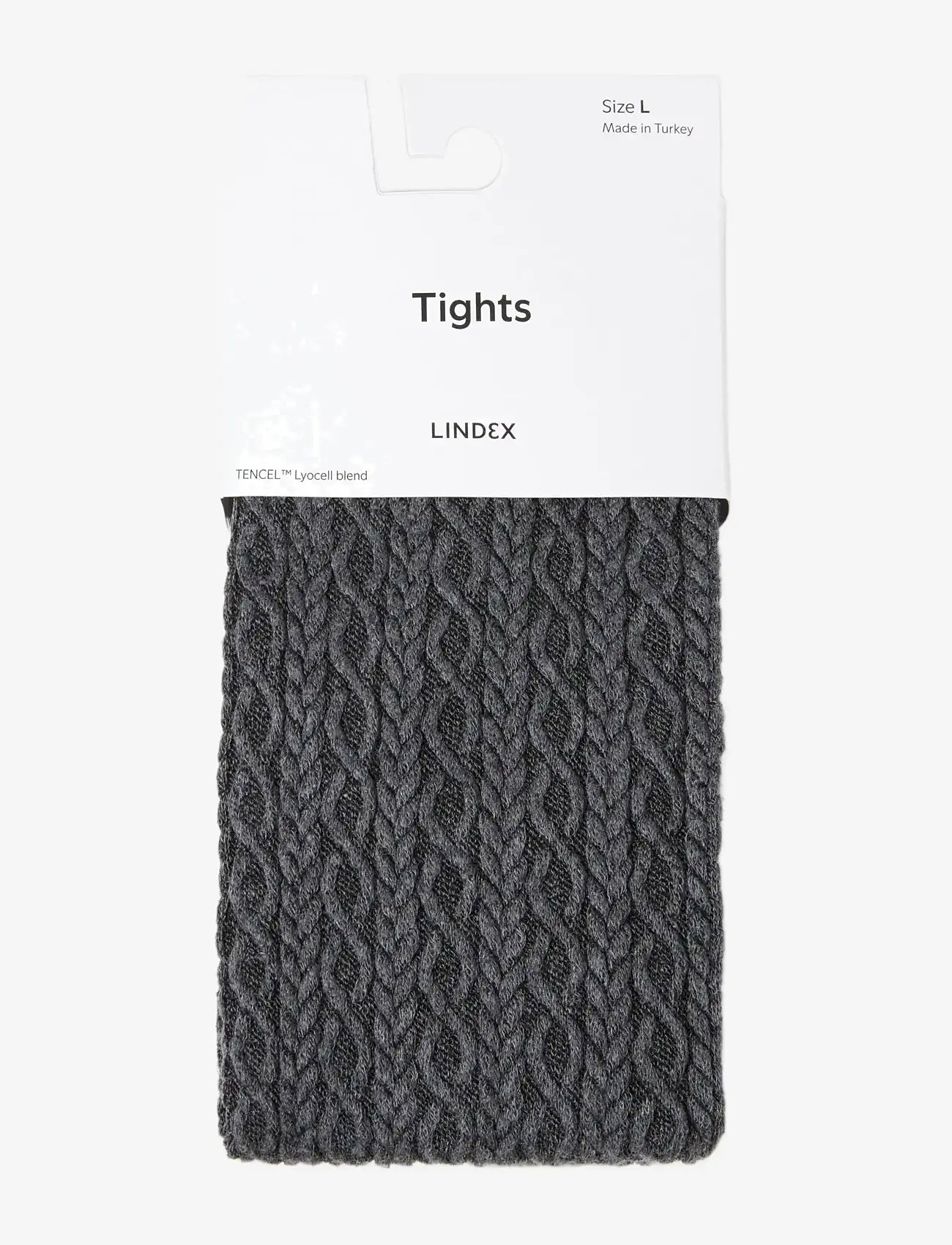 Lindex - Tights small cable - særlige begivenheder - grey melange - 1
