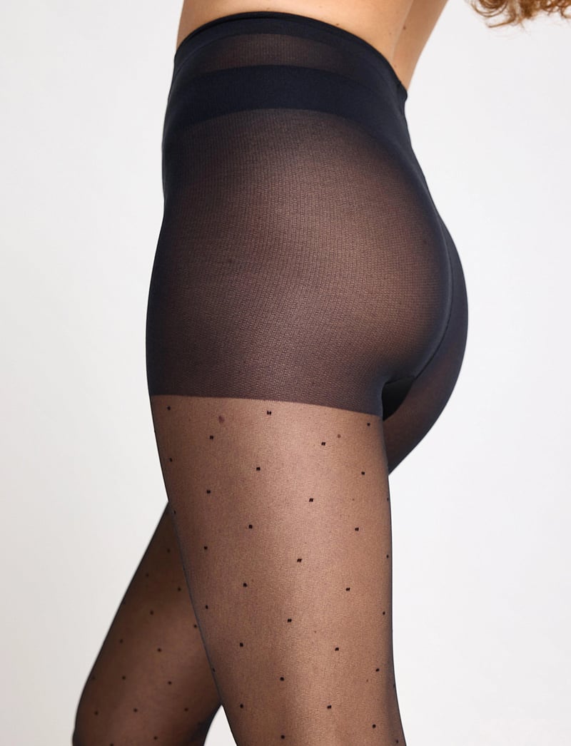Lindex - Tights 20 den mini dots - erilised sündmused - black - 4