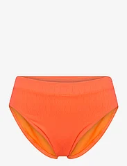 Lindex - Swim Brief Hanna Bikini HW Wav - bikinihosen mit hoher taille - dark orange - 1