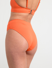 Lindex - Swim Brief Hanna Bikini HW Wav - bikinihosen mit hoher taille - dark orange - 3