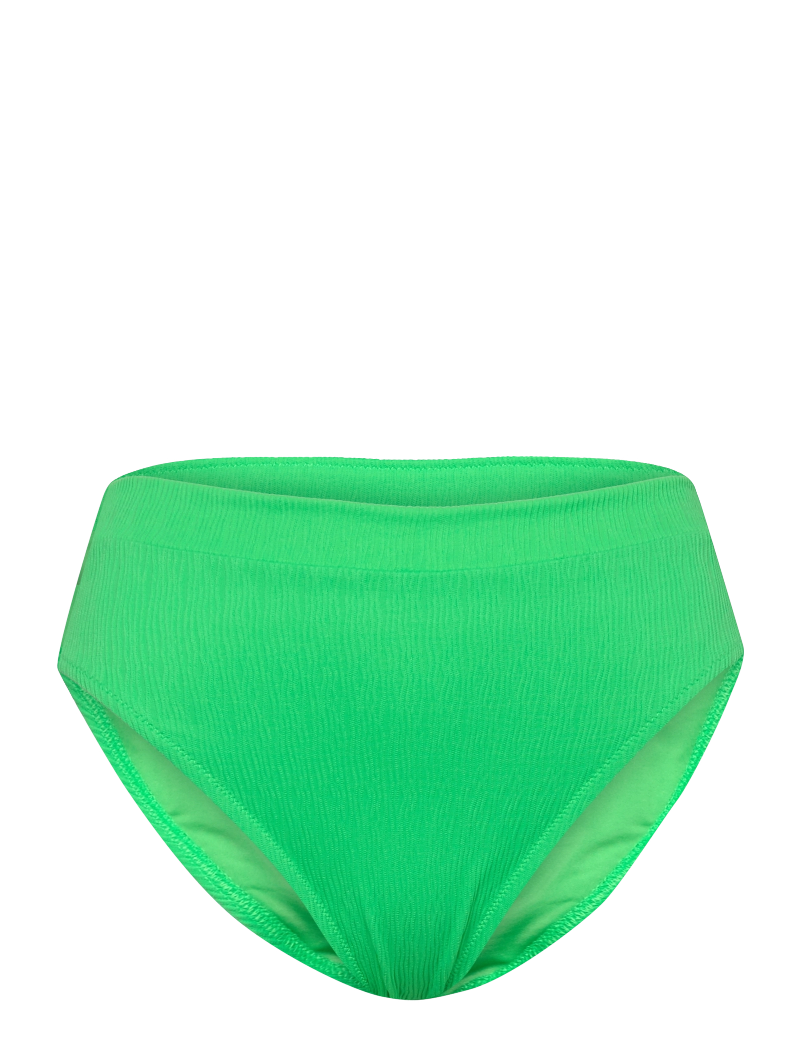 Lindex Swim Brief Hanna Bikini HW Wav - Badkläder - GREEN / green