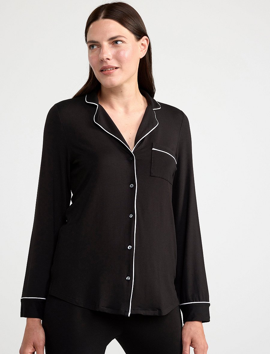 Lindex - Pyjama trousers - natbukser - black - 0