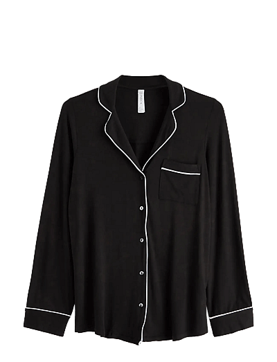 Pyjama Shirt In Soft Jersey - Overdele