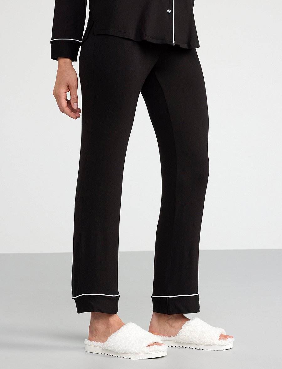 Lindex - Pyjama shirt in soft jersey - góry - black - 0