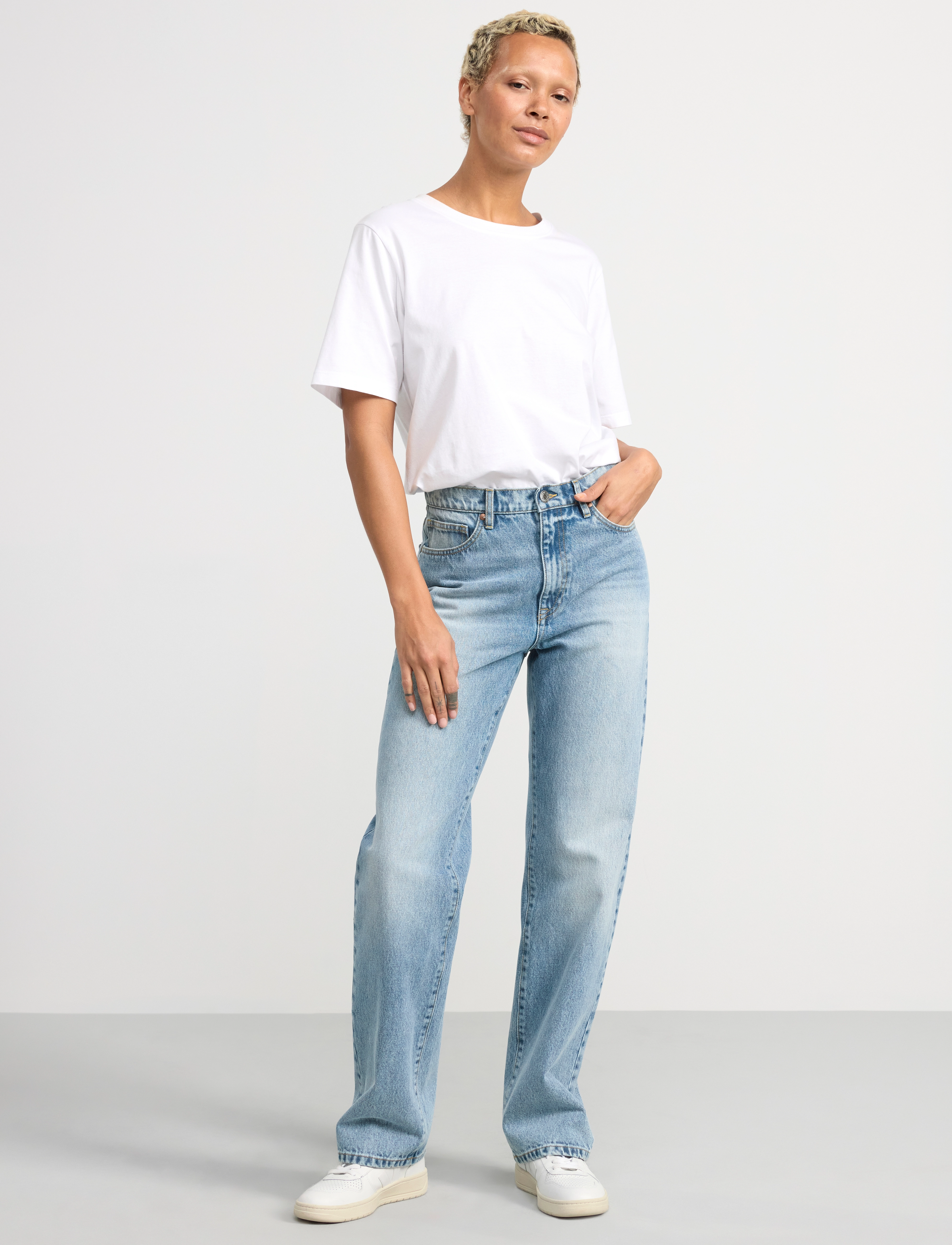 Lindex - Trouser denim Pam lt blue - light denim - 3