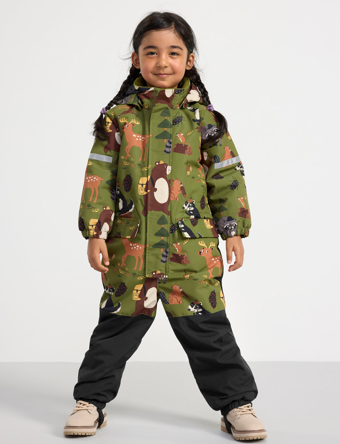 Forest green coveralls sales