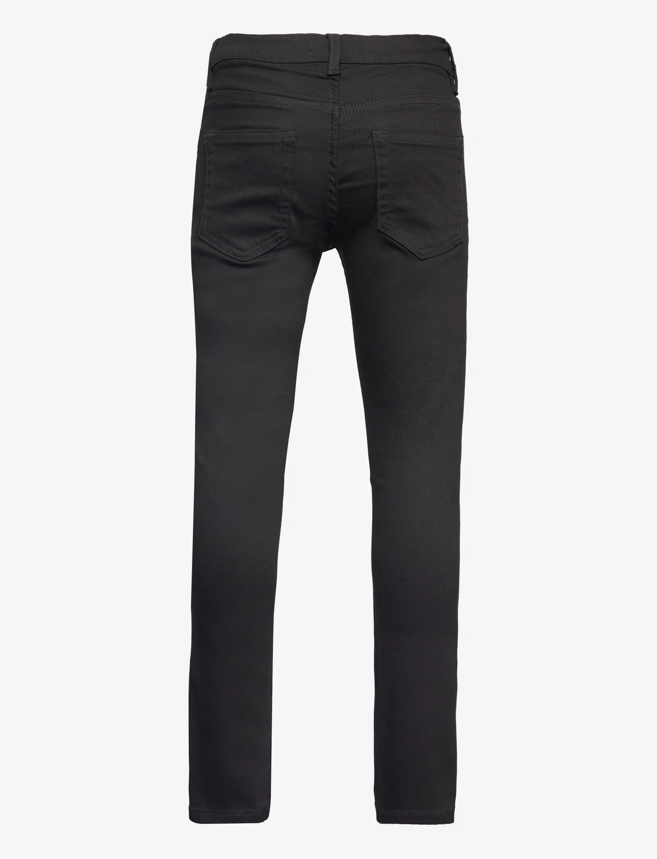 Lindex - Trousers Denim Sam slim black - liibuvad teksad - black - 1