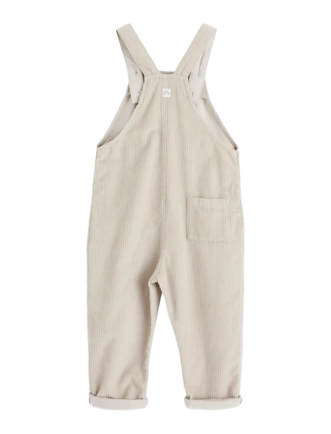 Lindex - Dungarees in corduroy - snekkerbukse - light grey - 1