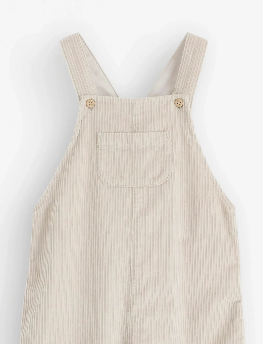 Lindex - Dungarees in corduroy - hängselbyxor - light grey - 2