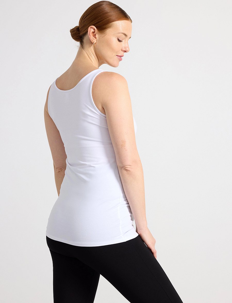 Lindex - Top Karin MOM - Ärmellose tops - white - 4