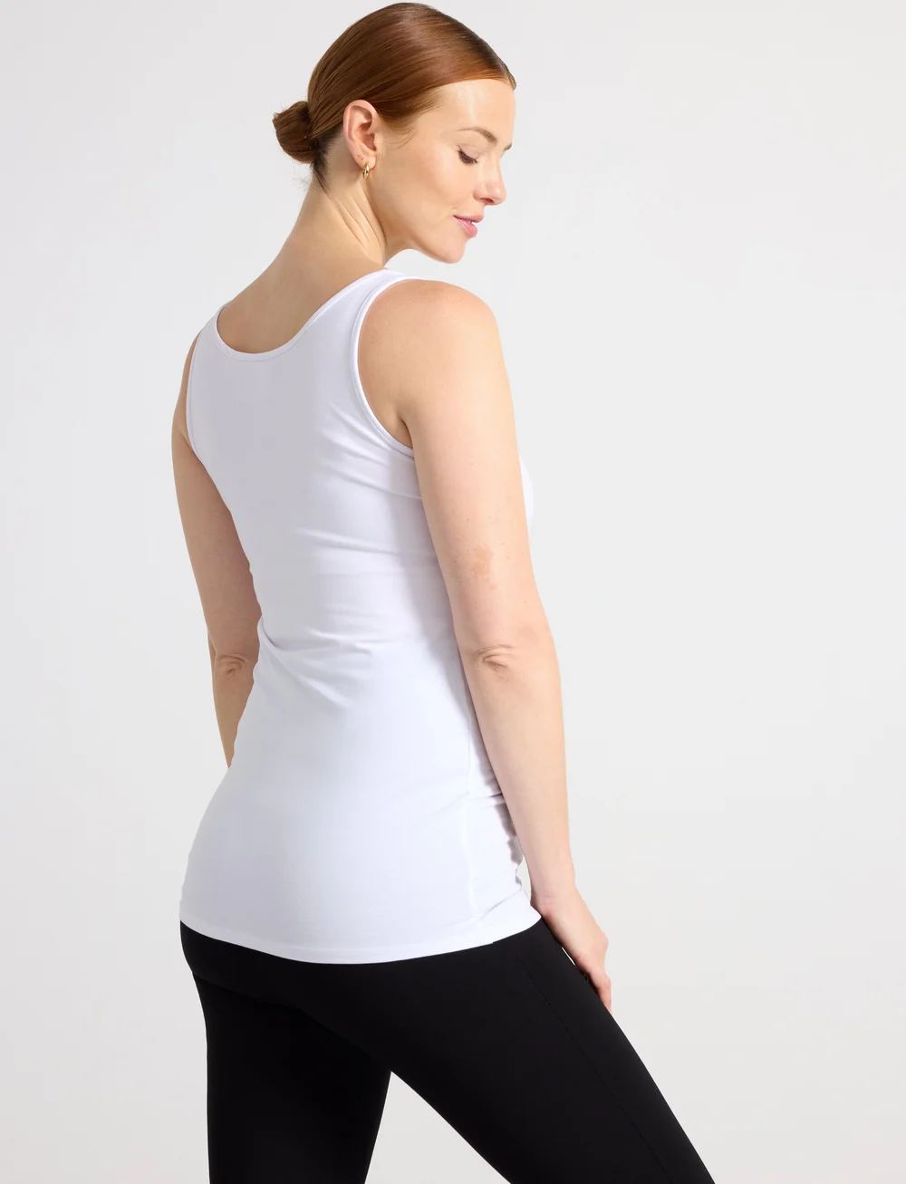 Lindex - Top Karin MOM - linnen - white - 4