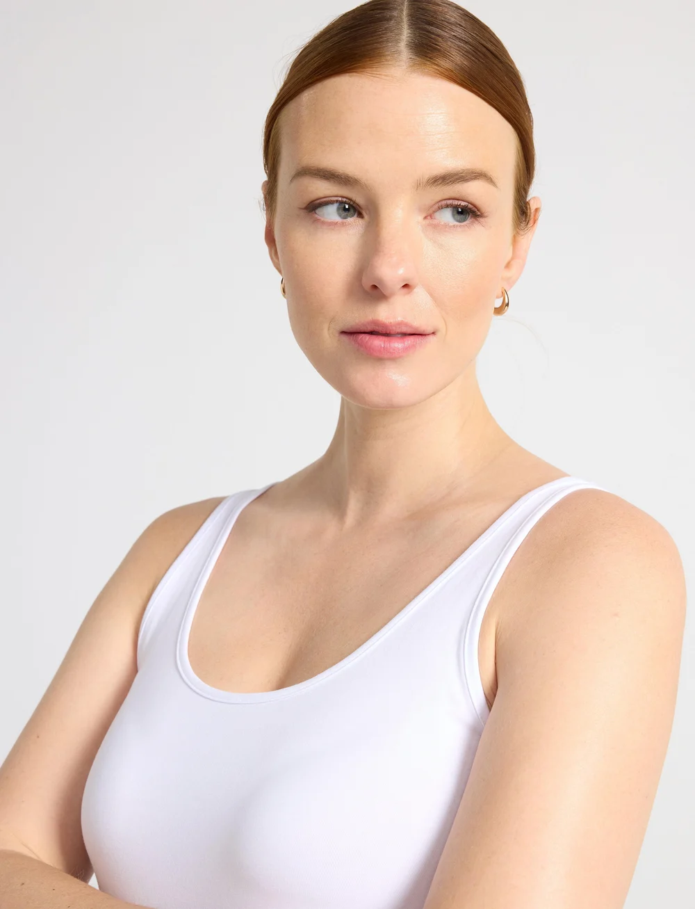 Lindex - Top Karin MOM - linnen - white - 5