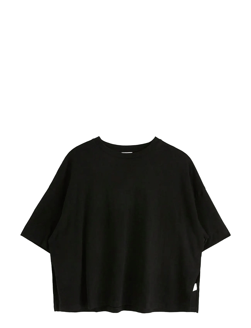 Lindex - Top Erica MOM - kortærmede skjorter - black - 1