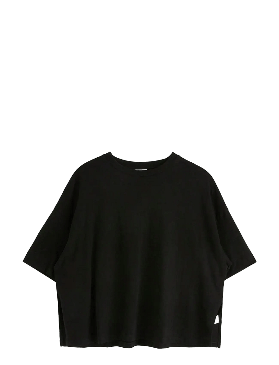 Lindex - MOM Cotton t-shirt - kurzärmlige hemden - black - 1