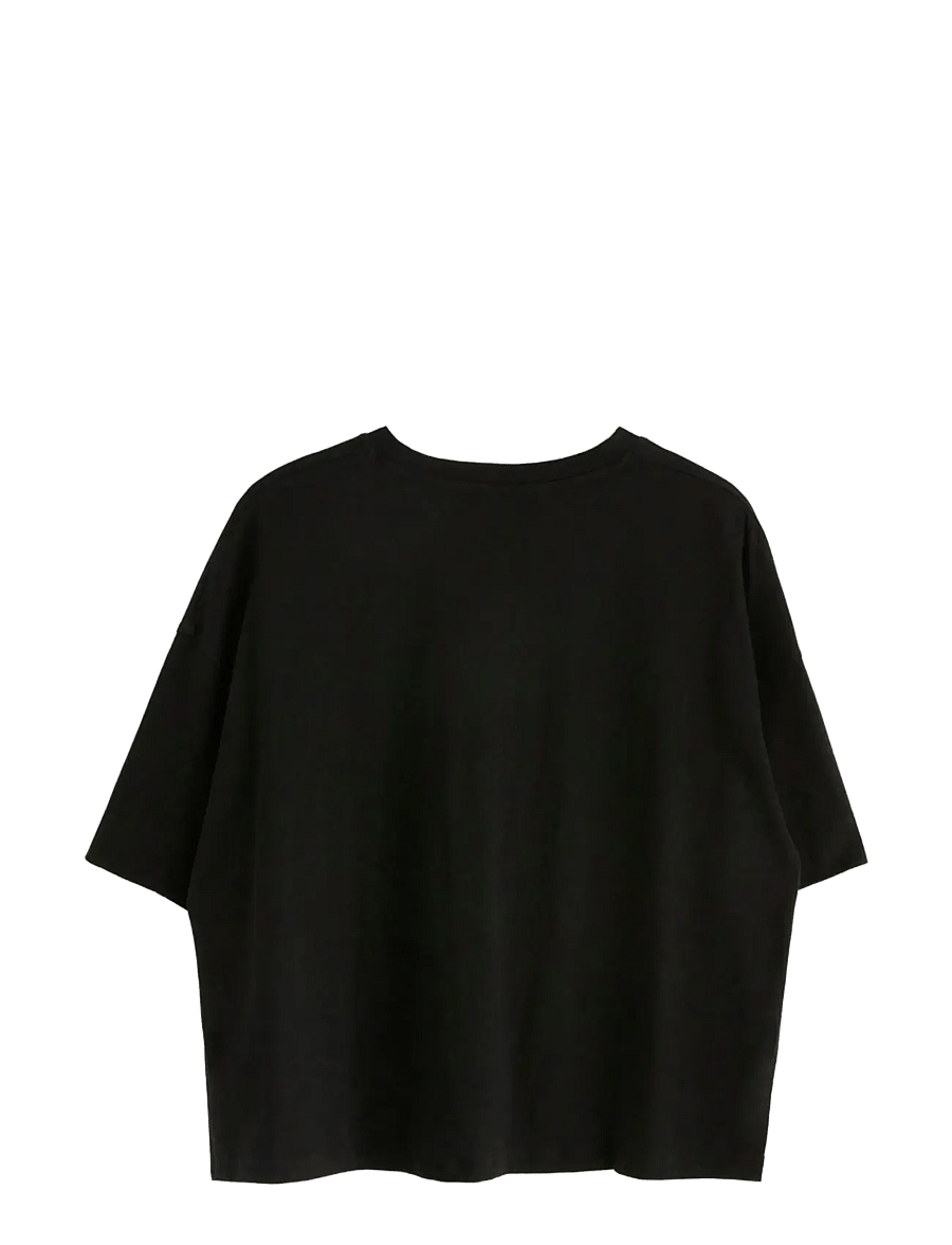 Lindex - MOM Cotton t-shirt - kurzärmlige hemden - black - 2