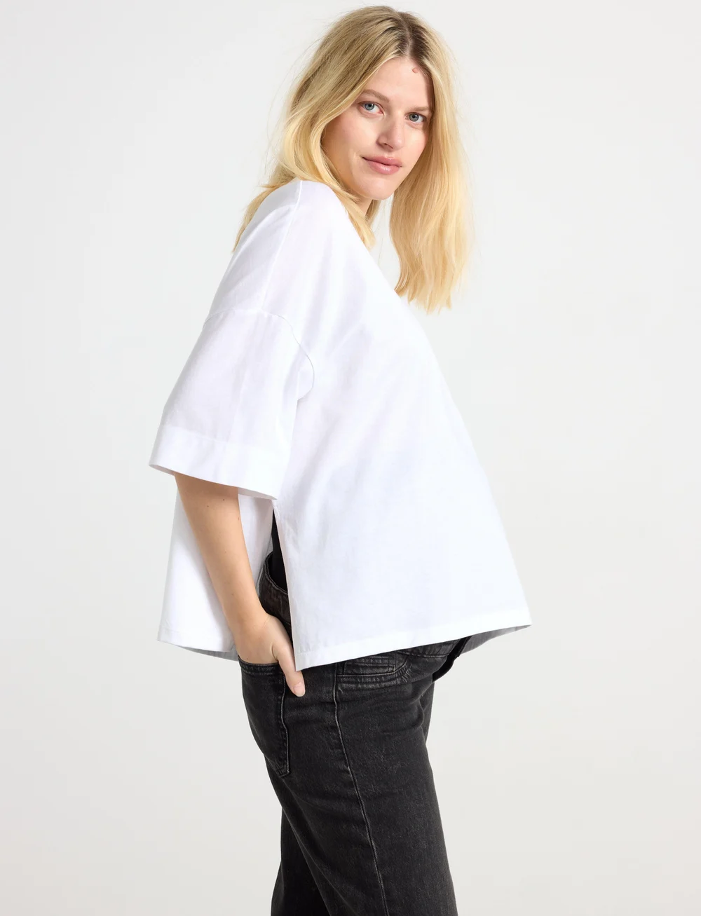 Lindex - Top Erica MOM - oberteile - white - 0