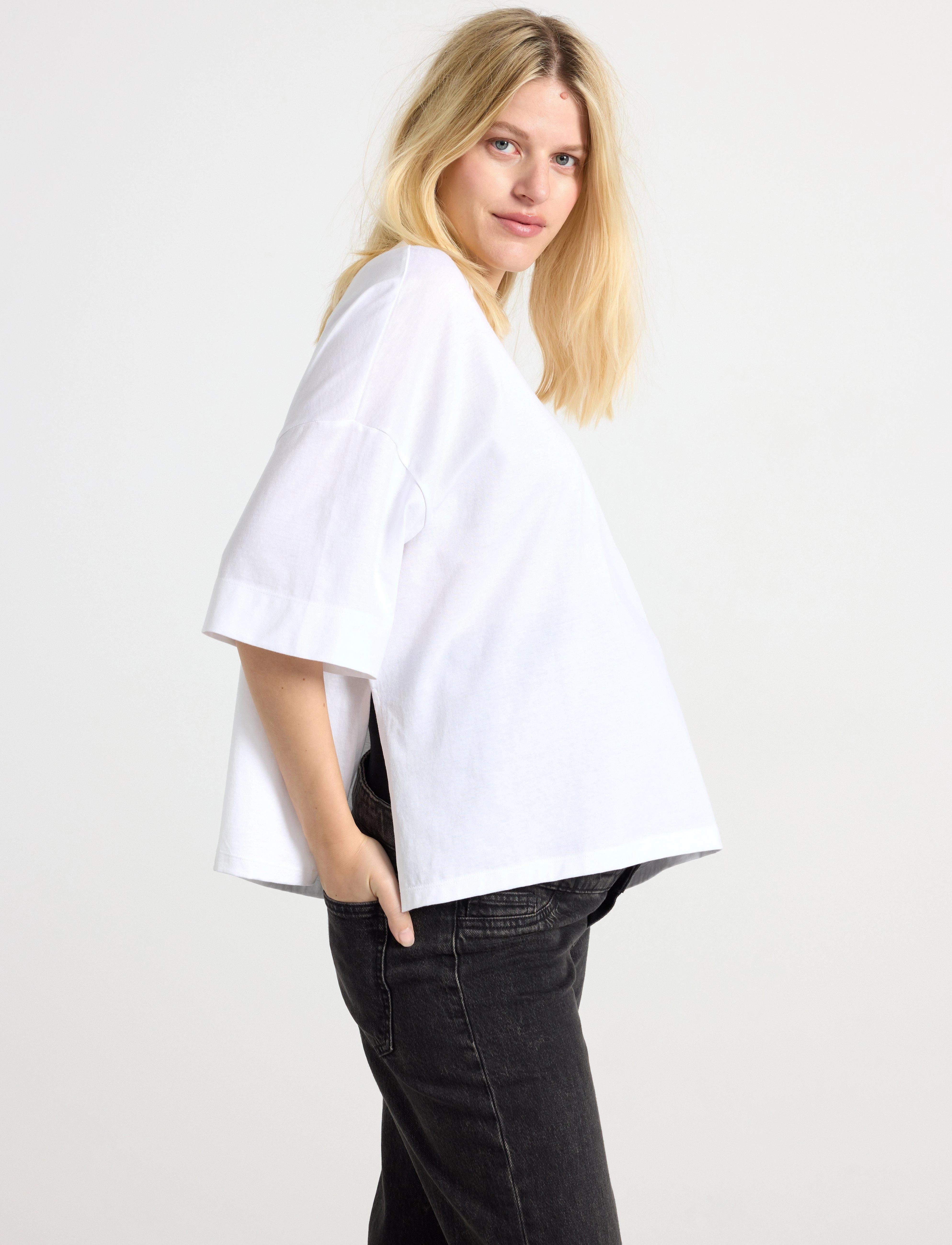 Lindex Top Erica MOM - Kleidung - WHITE / white
