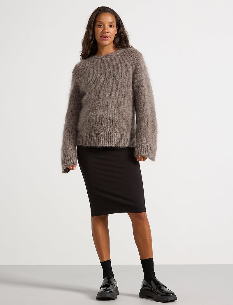 Lindex - Skirt Lina MOM - midi kjolar - black - 0