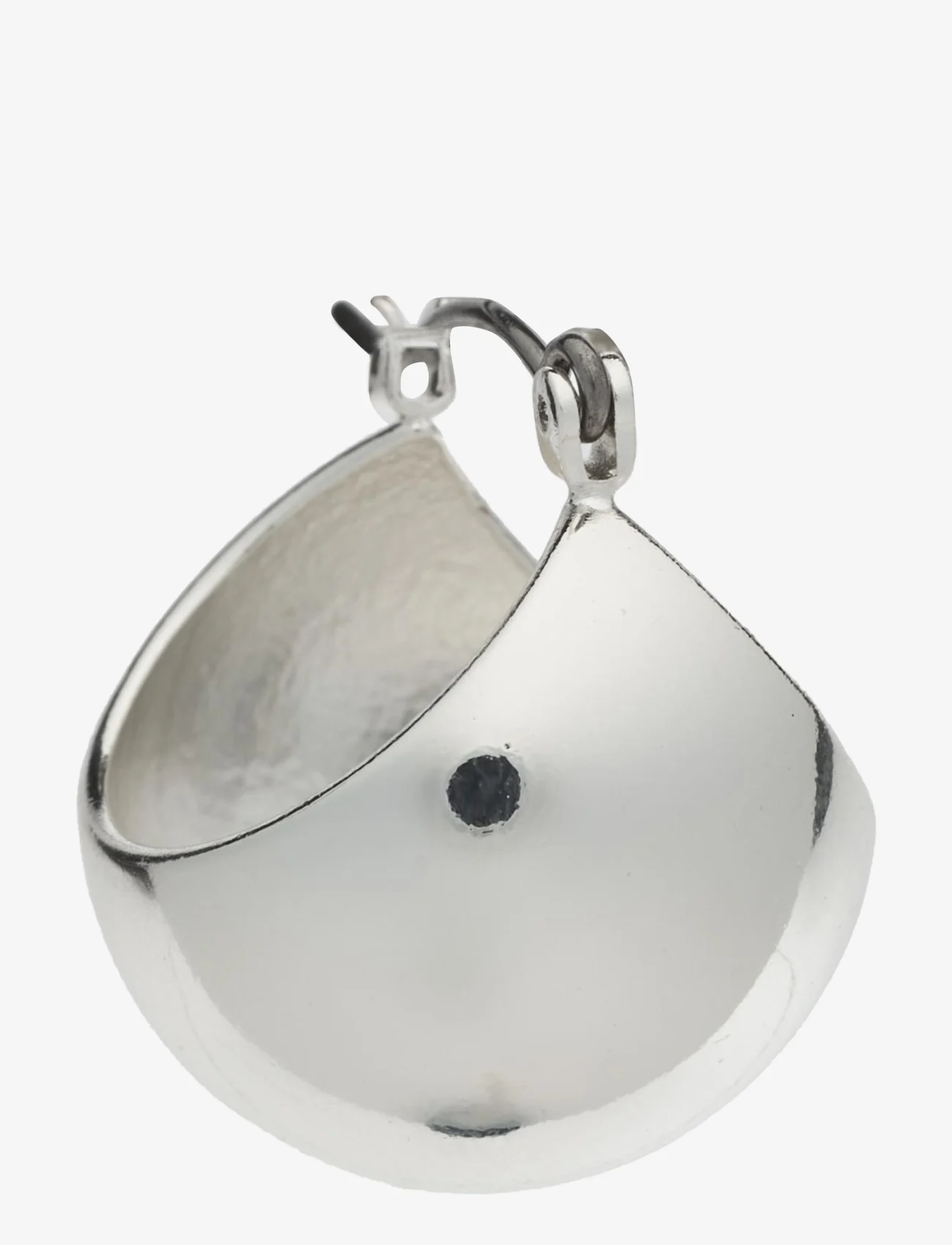 Lindex - Ring Earrings bold - hoops - silver - 1