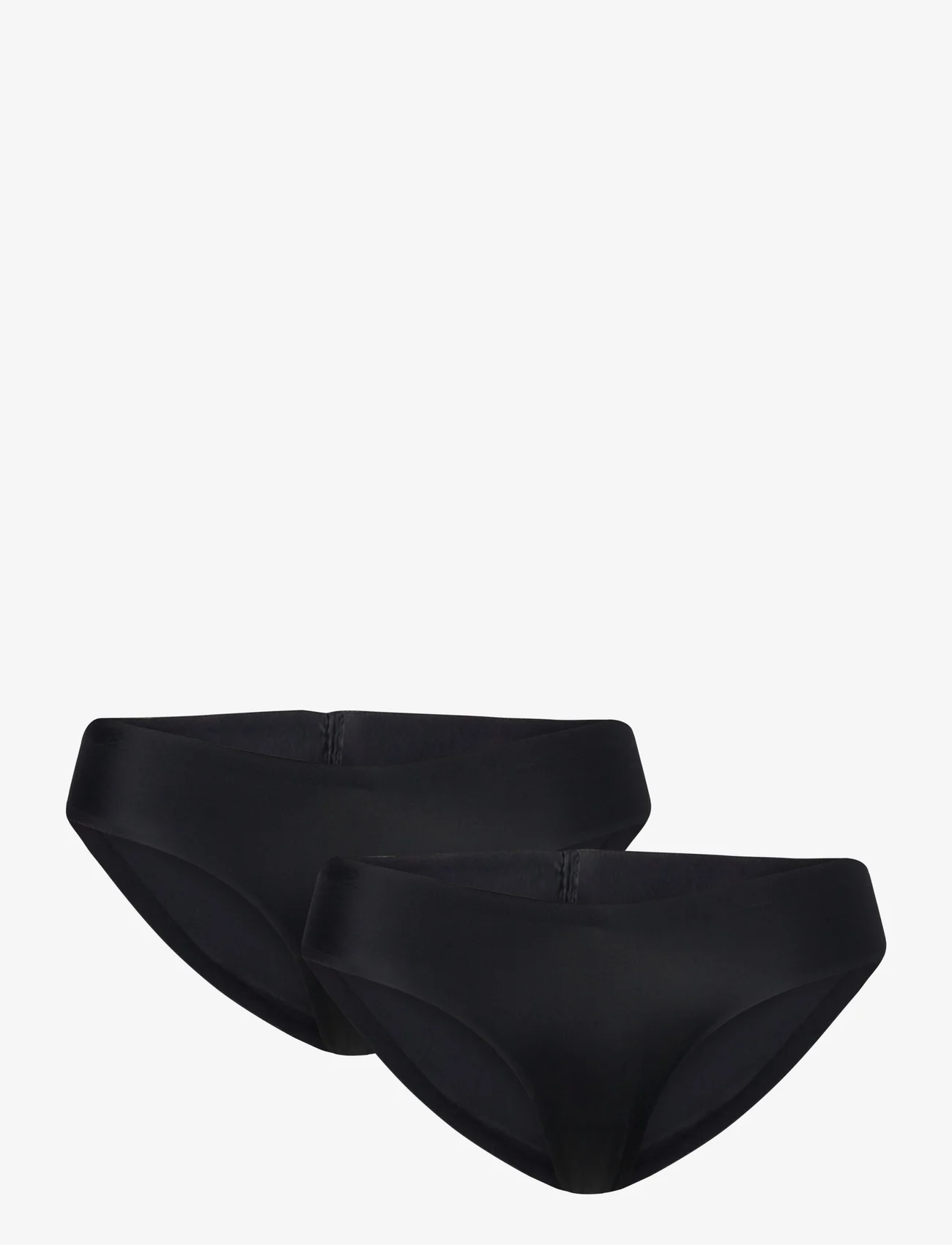Lindex - Brief Svea Brazilian Reg 2 pac - seamless panties - black - 0