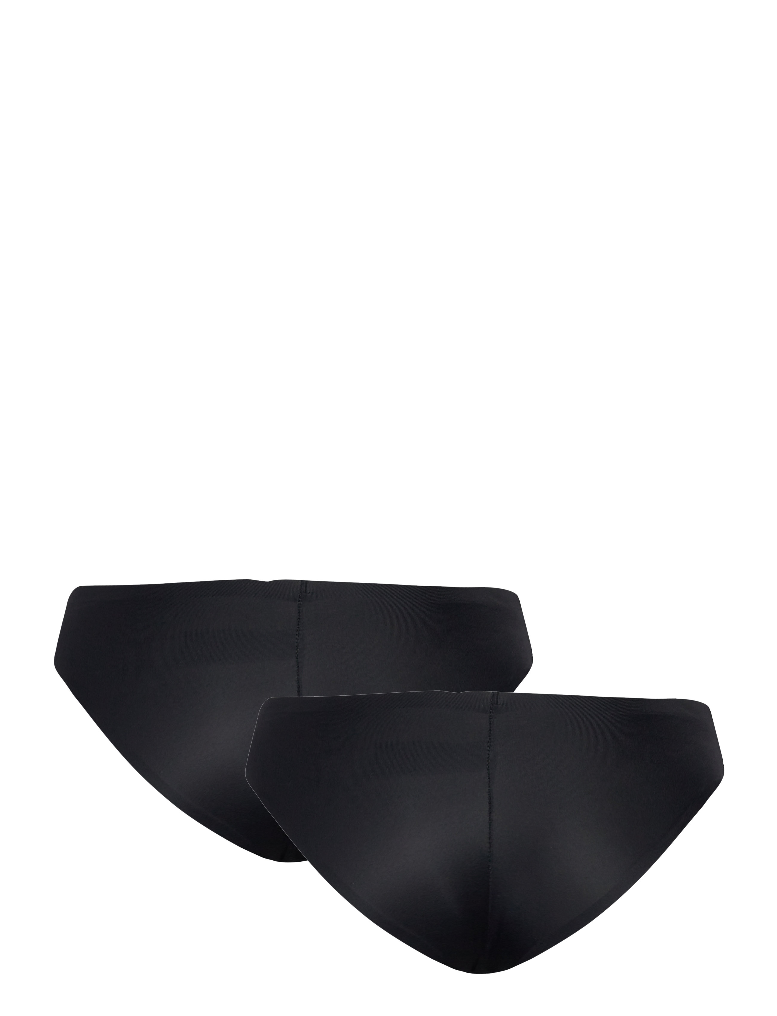 Lindex - Brief Svea Brazilian Reg 2 pac - seamless trusser - black - 1
