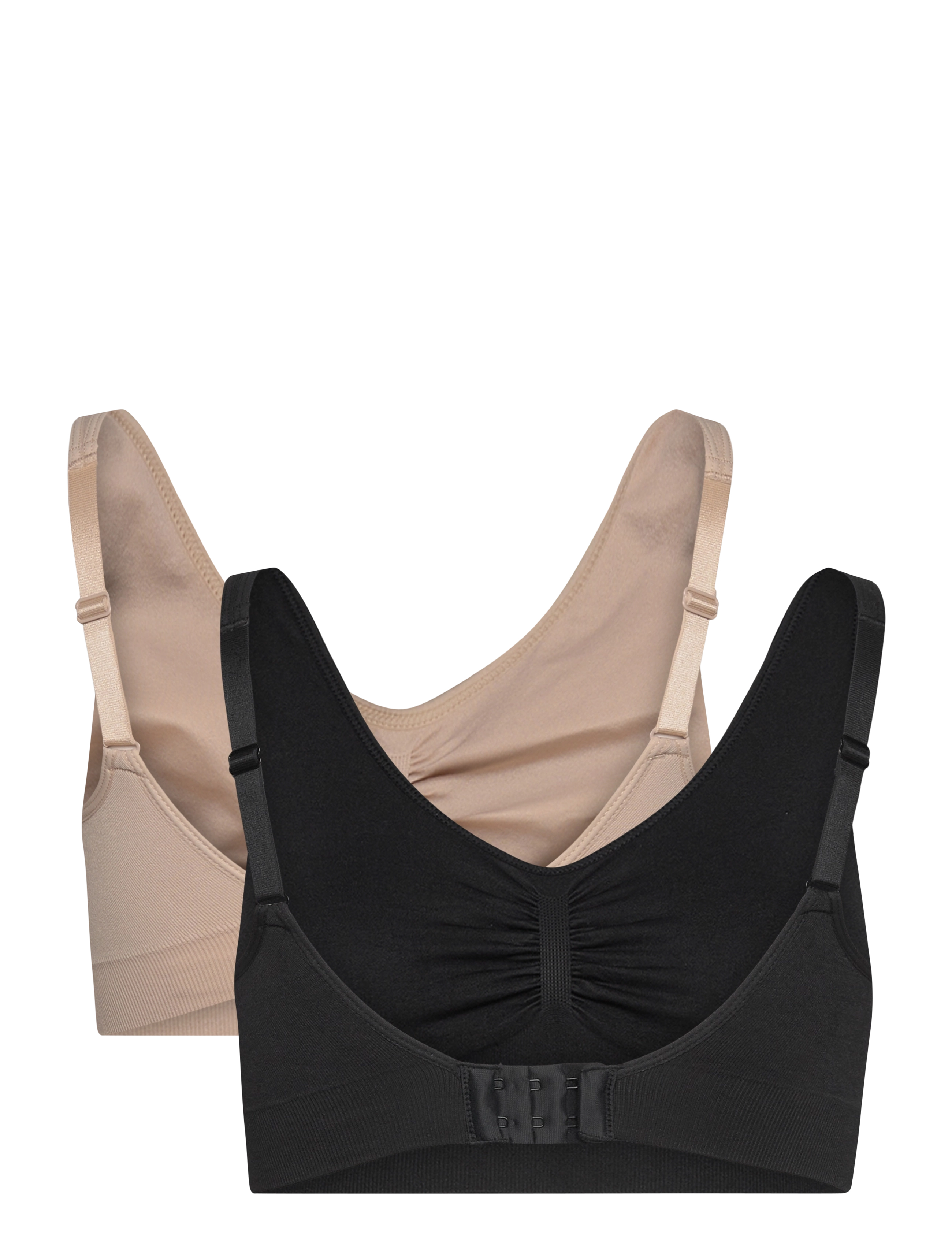 Lindex - Bra 2 pack Joy seamless top - beige - 1