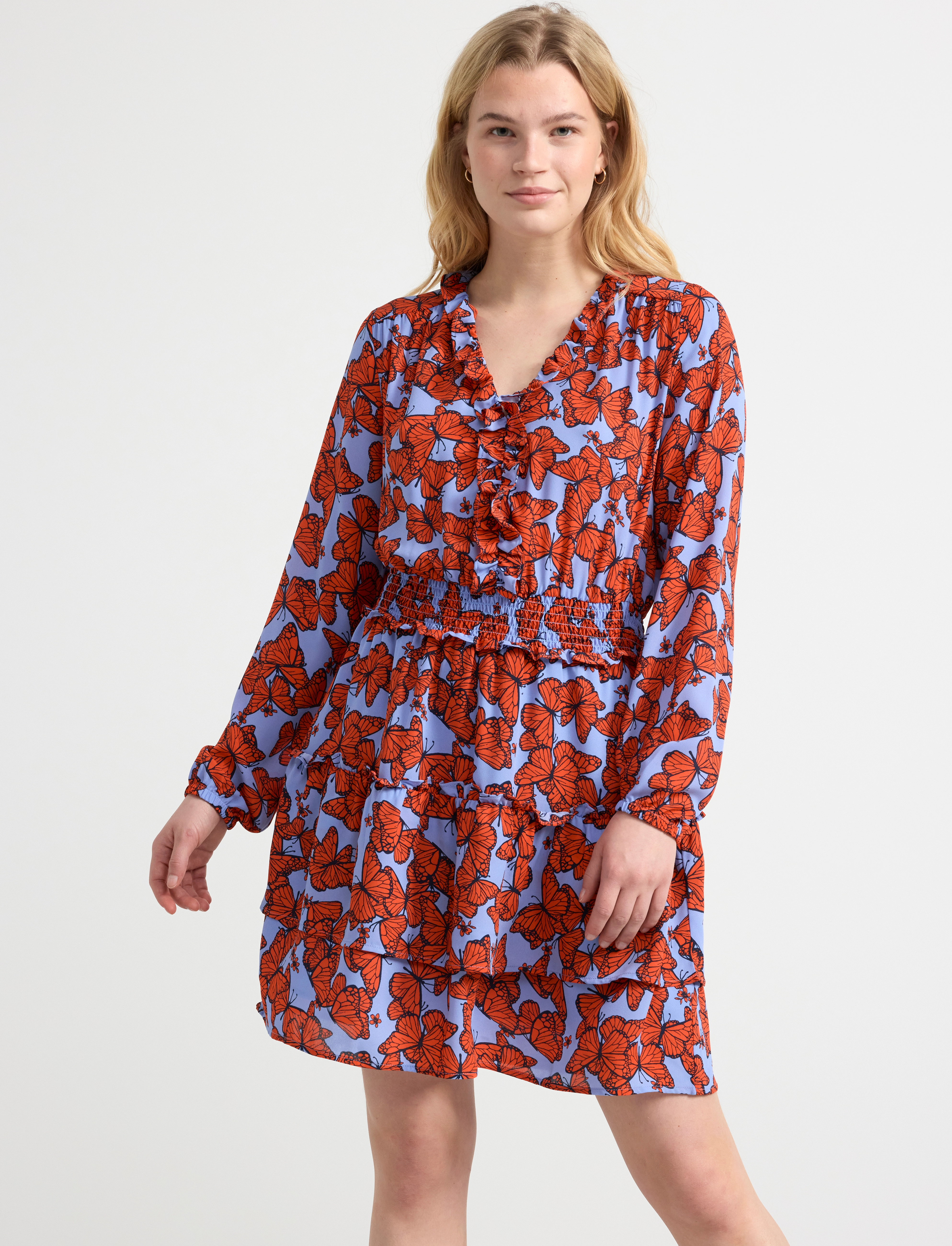 Lindex Dress Junie - Sommerkjoler - LIGHT BLUE / multi