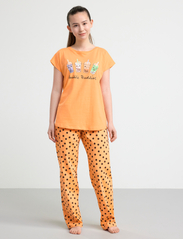 Lindex - Pajama AOP bubbles - sets - light dusty orange - 0