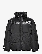 Jacket puffer detachable sleev - BLACK
