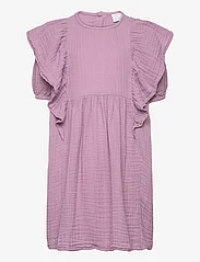 Lindex - Dress loose big frill doublewe - ikdienas kleitas ar īsām piedurknēm - light dusty lilac - 0