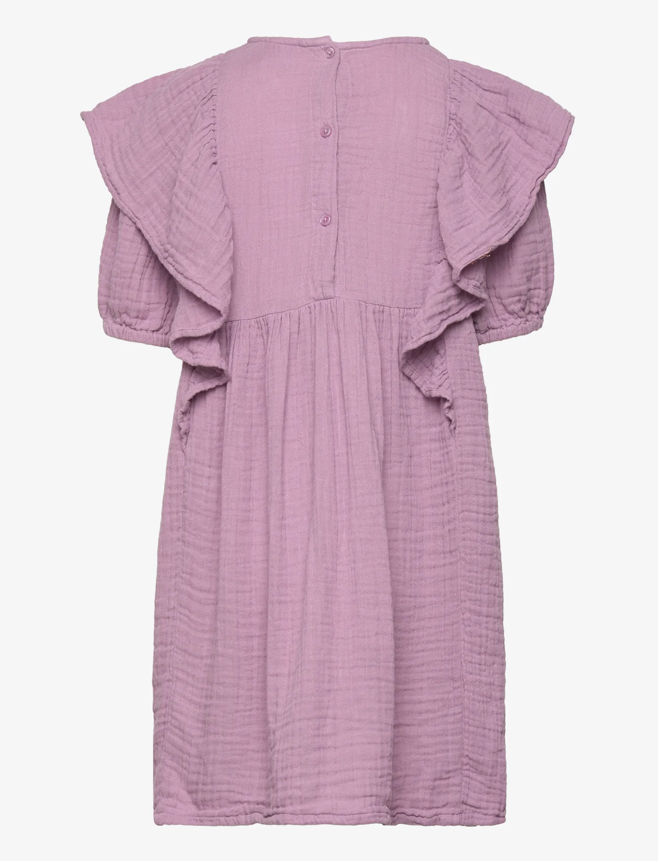 Lindex - Dress loose big frill doublewe - casual jurken met korte mouwen - light dusty lilac - 1