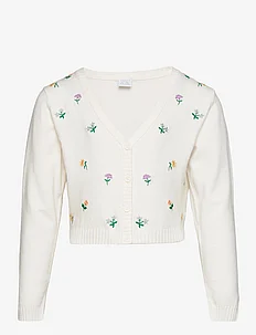 Cardigan flower embroidery, Lindex