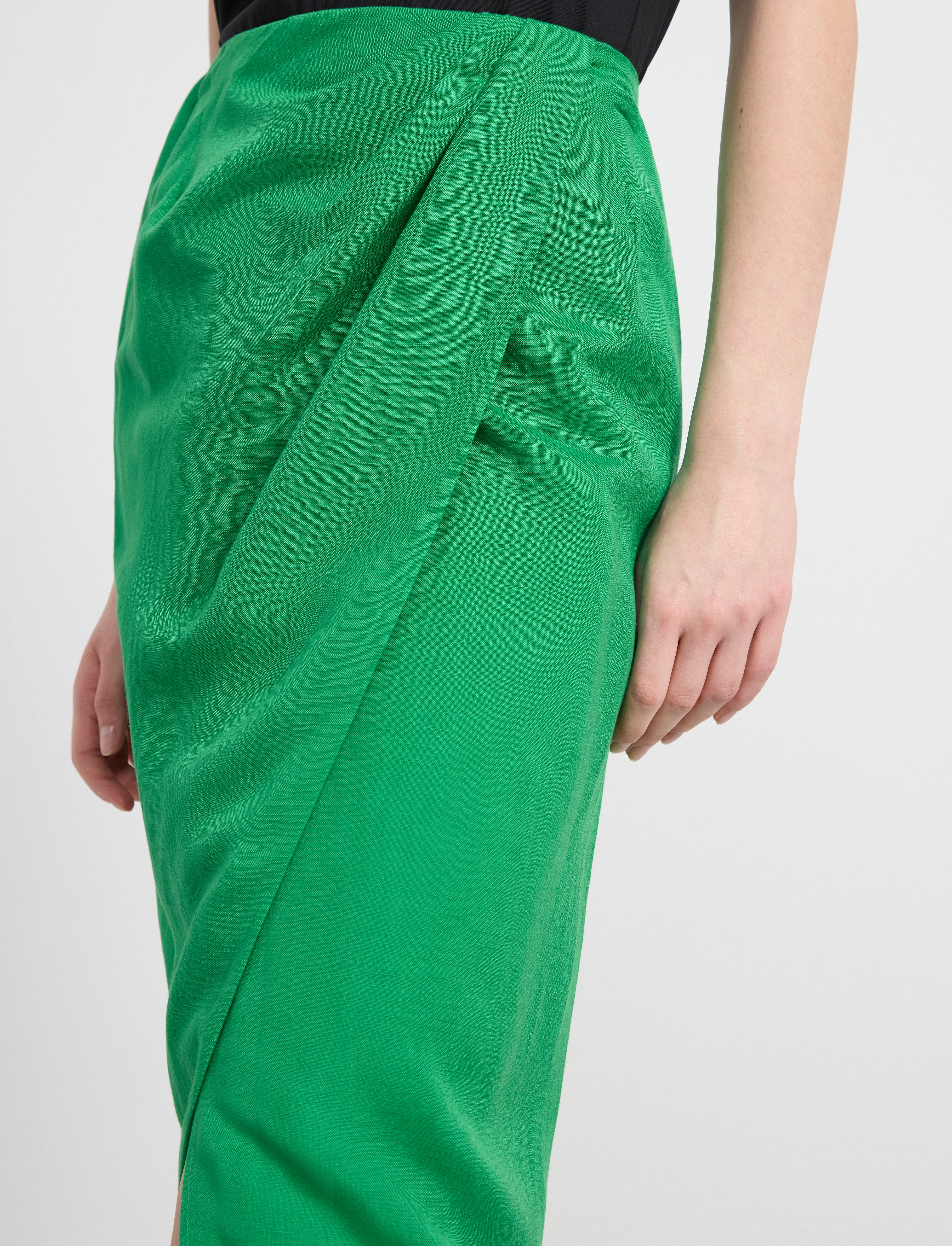 Lindex - Skirt Sofia - midi kjolar - green - 4