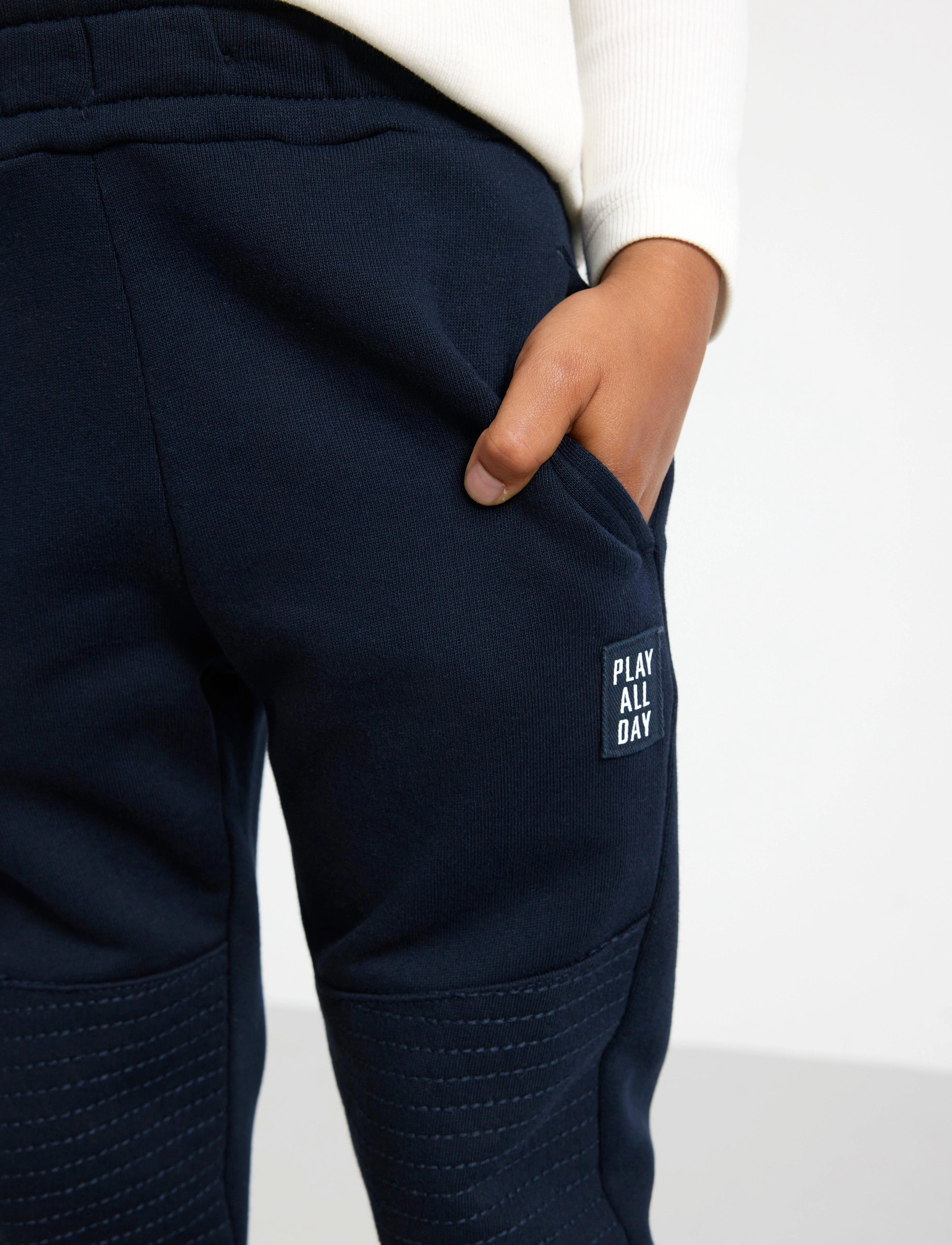 Lindex - Trousers essential Knee - dark navy - 4