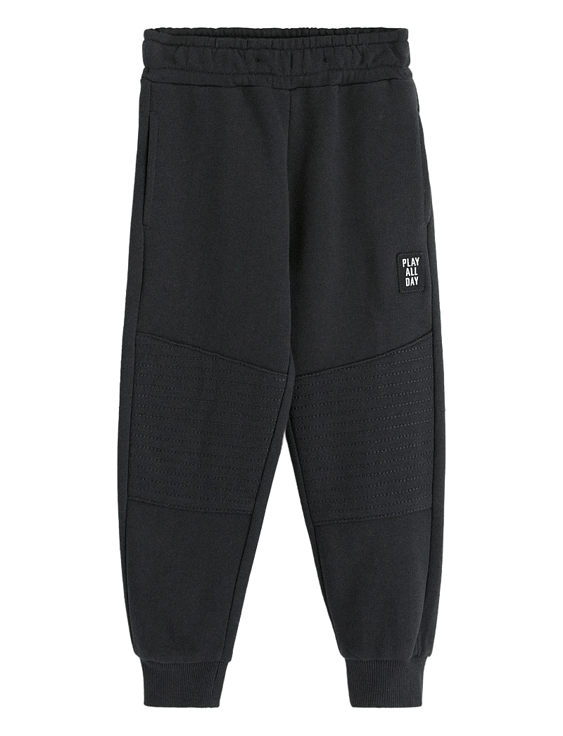 Lindex - Trousers essential Knee - jogginghosen - off black - 1